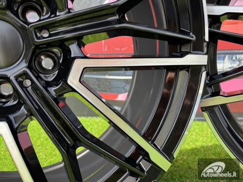 Ratlankis R21x10.5  5X112  ET  44  66.6  3S1284  (YF0469)  Black Polished (MB)  For BMW  (M)  (HYBRID FORGED Rear+Front)