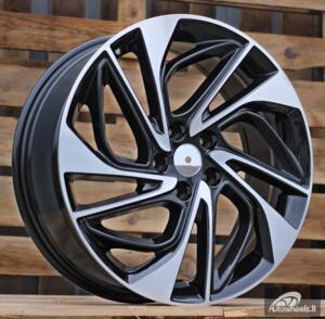 Ratlankis R17x7  5X114.3  ET  51  67.1  B5518  (IN3647F)  Black Polished (MB)  For HYUND  (M)  (HYBRID FORGED)