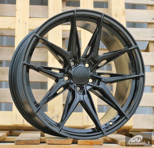 Ratlankis R20x10.5  5X112  ET  38  66.5  HX036  (IN3614F)  Black (BL)  For HAXER  (M)  (HYBRID FORGED Rear+Front)