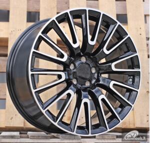 Ratlankis R20x8.5  5X112  ET  36  66.6  H3420F  Black Polished (MB)  For MER  (M)  (HYBRID FORGED Rear+Front)