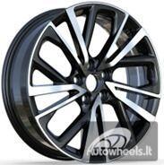 Ratlankis R19x7  5X114.3  ET  35  60.1  H3568F  Black Polished (MB)  For TOYOT  (M)  (HYBRID FORGED)