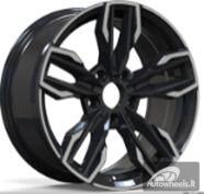 Ratlankis R16x7  5X120  ET  35  72.6  H581  Black Polished (MB)  For BMW  (M)