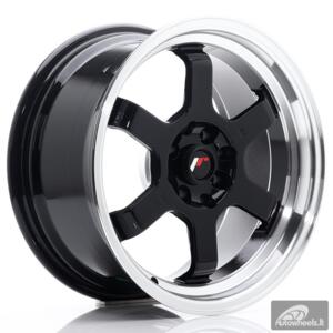 JR Wheels JR12 16x8 ET15 4x100/114 Gloss Black