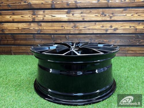 Ratlankis R19x8  5X112  ET  50  57.1  3S1279  (YF5686)  Black Polished (MB)  For VW  (Z4)  (HYBRID FORGED)
