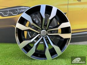 Ratlankis R20x8.5  5X112  ET  28  66.6  B5333  (IN5389)  Black Polished (MB)  For VW  (M)  (TOUAREG)
