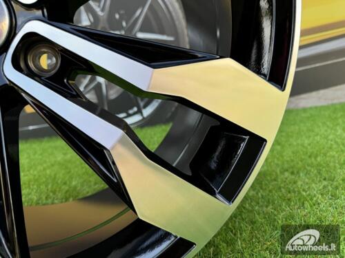 Ratlankis R20x8.5  5X112  ET  28  66.6  B5333  (IN5389)  Black Polished (MB)  For VW  (M)  (TOUAREG)