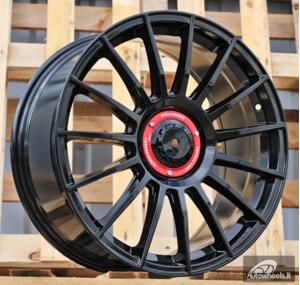 Ratlankis R17x7.5  8X100/108  ET  40  73.1  I0257  (F7728)  Black (BL)  For RACIN  (Z2)  (HYBRID FORGED OZ Style)