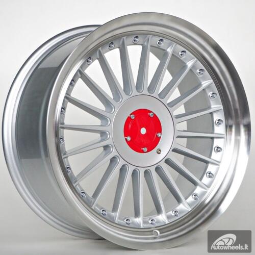 Ratlankis Mint 9X17 4X100/5X100 ET15 73,1 Silver machine lip