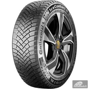 225/55R17 CONTINENTAL ICECONTACT 8 101T XL Studded 3PMSF IceGrip M+S