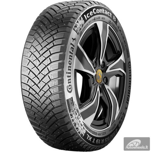 225/55R17 CONTINENTAL ICECONTACT 8 101T XL Studded 3PMSF IceGrip M+S