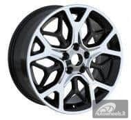 Ratlankis R20x8  5X127  ET  56  71.5  A5807  Black Polished (MB)  For JEEP  (P)