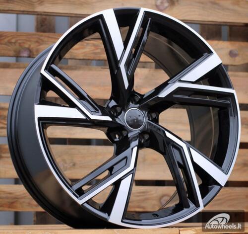 Ratlankis R17x7.5  5X112  ET  40  66.5  B1571  (H3138F)  Black Polished (MB)  For AUD  (Z4)  (HYBRID FORGED)