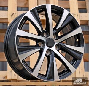 Ratlankis R17x7.5  5X114.3  ET  40  60.1  H3413F  Black Polished (MB)  For LEX  (Z4)  (HYBRID FORGED)