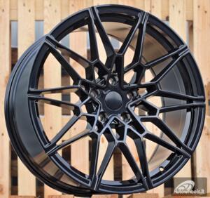 Ratlankis R20x9.5  5X112  ET  38  66.6  I0293  (H3143F)  Black (BL)  For BMW  (Z4)  (HYBRID FORGED Front+Rear)