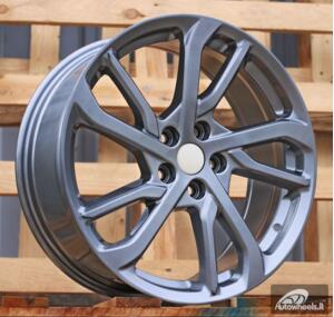 Ratlankis R18x7.5  5X108  ET  50  63.4  FBX326  Gun Metal (GM)  For FORD  (P1)  (HYBRID FORGED)