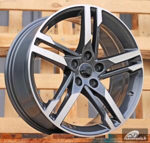 Ratlankis R18x8  5X112  ET  40  66.5  FBX364  Gun Metal (GM)  For AUD  (P1)  (HYBRID FORGED)