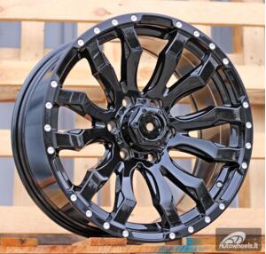 Ratlankis R18x8.5  6X139.7  ET  25  106.1  I0215B  Black (BL)  For 4X4  (P2)