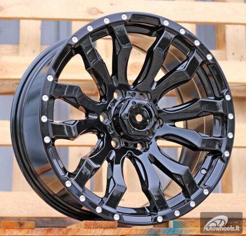 Ratlankis R18x8.5  6X139.7  ET  25  106.1  I0215B  Black (BL)  For 4X4  (P2)