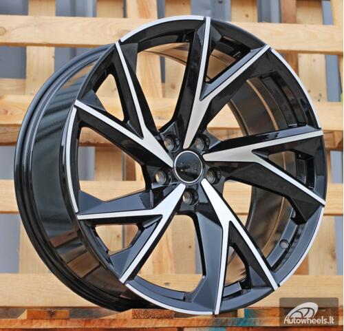 Ratlankis R20x9  5X112  ET  30  66.5  I5491  Black Polished (MB)  For AUD  (P2)
