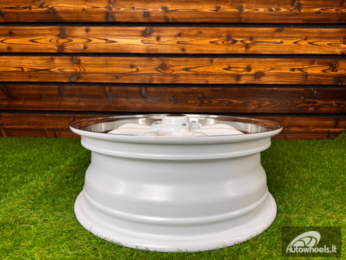 Ratlankis Beetle MK2 GT8 Style R15X5.5J 4X130 ET35  80.9 White Machine Lip ( For VW Beetle mk2, Porsche 914 ) 