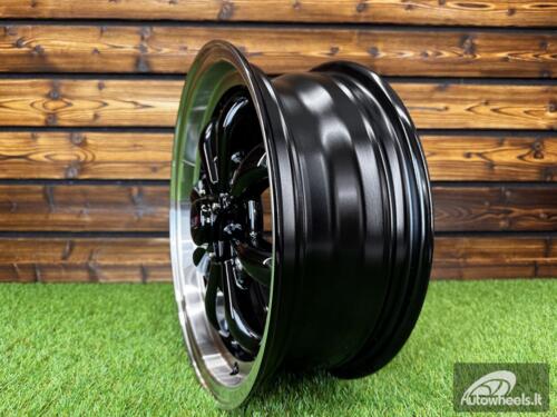 Ratlankis Beetle MK2 GT8 Style R15X5.5J 4X130 ET35  80.9 Black Machine Lip ( For VW Beetle mk2, Porsche 914 ) 