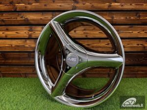 Ratlankis Antera Prime Style
R17X8J 5X120/5X112/5X114.3 ET30 67.1 White Vacuum Chrome