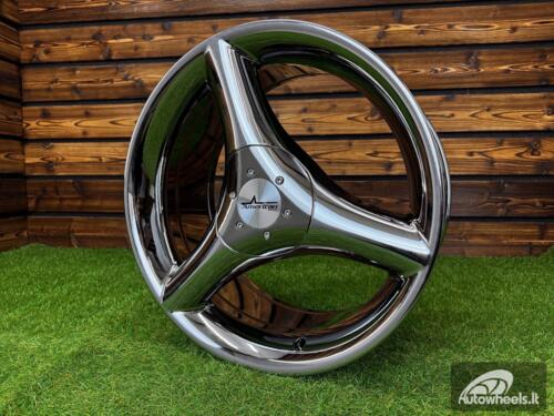 Ratlankis Antera Prime Style
R17X8J 5X120/5X112/5X114.3 ET30
67.1 Black Vacuum Chrome