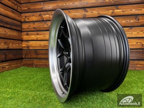 Ratlankis HRE Premium Mesh Performance R18X10.5J 5X112/5X114.3 ET12  73.1 Matt Black Machine Lip