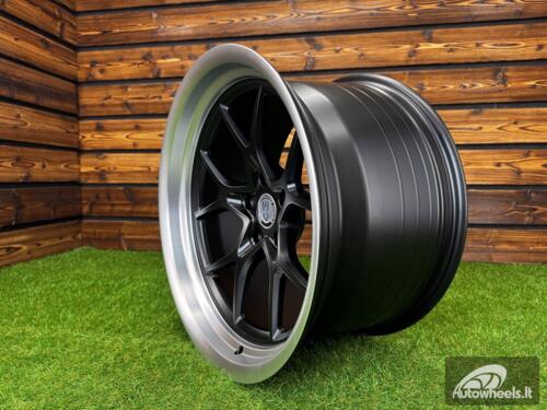 Ratlankis HRE Premium Mesh Performance R18X10.5J 5X112/5X114.3 ET12  73.1 Matt Black Machine Lip