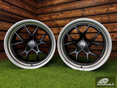 Ratlankis HRE Premium Mesh Performance R18X10.5J 5X112/5X114.3 ET12  73.1 Matt Black Machine Lip