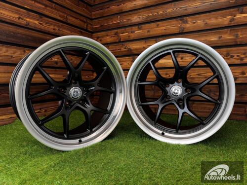 Ratlankis HRE Premium Mesh Performance R18X10.5J 5X112/5X114.3 ET12  73.1 Matt Black Machine Lip