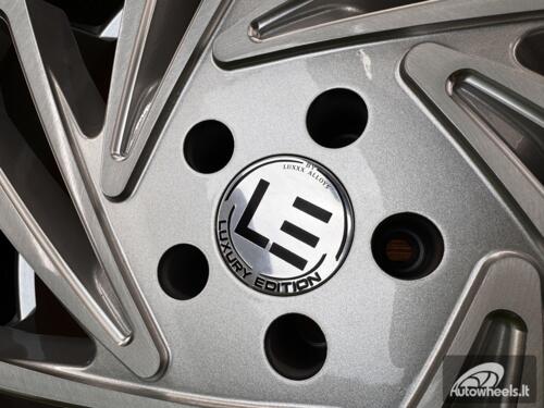Ratlankis Luxxx LE10 | R22x9J 5X115 ET15 73.1 Silver Brushed Face Milled/Stainless Steel Lip 