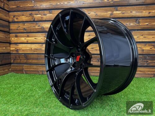 Ratlankis Dodge SRT Widebody Style | R20X11J 5X115 ET-2.5 71.5 Gloss Black