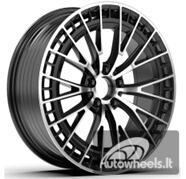 Ratlankis R20x9.5  5X112  ET  35.5  66.6  3S1384  (YF0470)  Black Polished (MB)  For MER  (S)  (HYBRID FORGED Rear+Front)