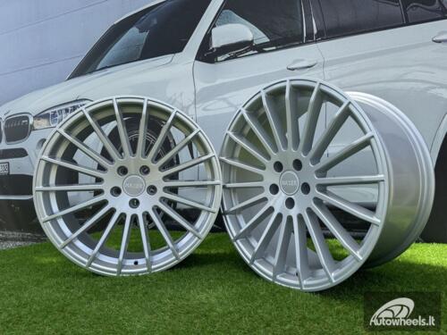 Ratlankis | R21x9 5X112 ET 30 66.6 HX010 Silver Shining (SS) For HAXER (Z7) (Rear+Front) AKC