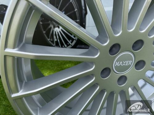 Ratlankis | R21x9 5X112 ET 30 66.6 HX010 Silver Shining (SS) For HAXER (Z7) (Rear+Front) AKC