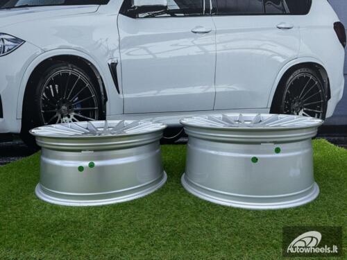 Ratlankis | R21x9 5X112 ET 30 66.6 HX010 Silver Shining (SS) For HAXER (Z7) (Rear+Front) AKC