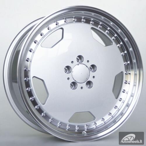 Ratlankis Faust 8,5X19 5X112 ET35 66,6 Silver Machine Lip