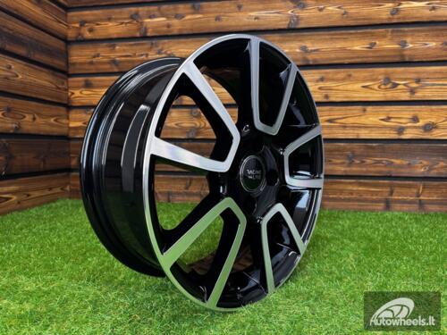 Ratlankis R15x6 4X98 ET 35 58.1 BK746 Black Polished (MB) For FIAT (R+P) AKC