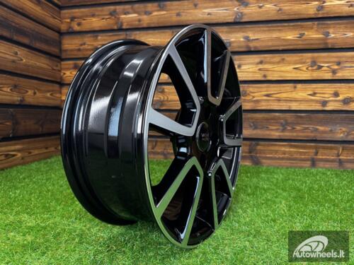 Ratlankis R15x6 4X98 ET 35 58.1 BK746 Black Polished (MB) For FIAT (R+P) AKC
