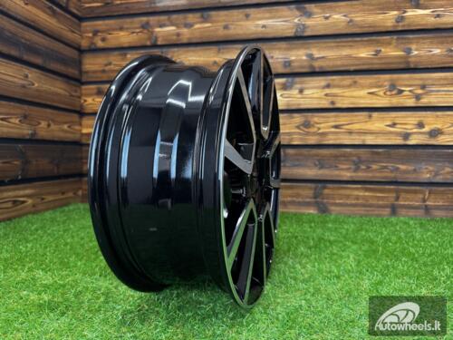Ratlankis R15x6 4X98 ET 35 58.1 BK746 Black Polished (MB) For FIAT (R+P) AKC