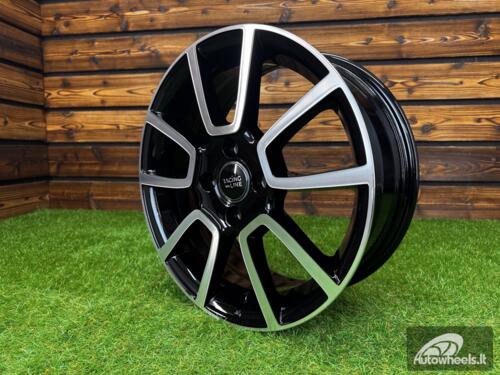 Ratlankis R15x6 4X98 ET 35 58.1 BK746 Black Polished (MB) For FIAT (R+P) AKC