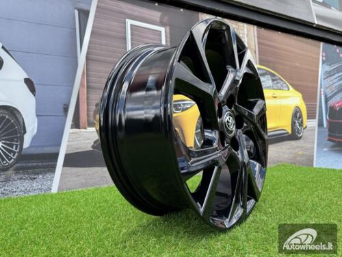 Ratlankis | R17x7  5X114.3  ET  45  60.1  FE132  (FBX405)  Black (BL)  For TOYOT AKC