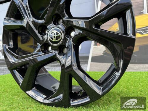 Ratlankis | R17x7  5X114.3  ET  45  60.1  FE132  (FBX405)  Black (BL)  For TOYOT AKC