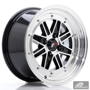 JR Wheels JR31 15x7.5 ET20 4x100 Gloss Black Machined Face