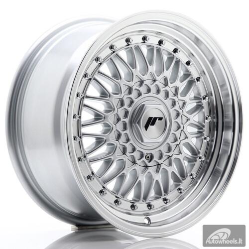 JR Wheels JR9 16x7,5 ET25 4x100/108 Silver w/Machined Lip+Silver Rivets