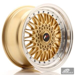 JR Wheels JR9 17x8,5 ET20 4x100/108 Gold w/Machined Lip