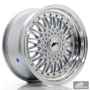 JR Wheels JR9 17x8,5 ET20 5x112/120 Silver w/Machined Lip+Silver Rivets