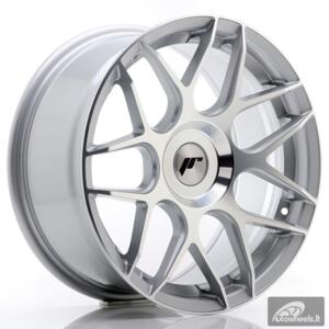 JR Wheels JR18 17x8 ET25-35 Blank Machined Silver