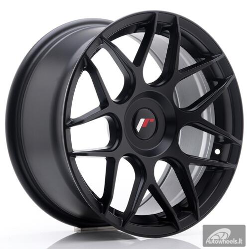 JR Wheels JR18 17x8 ET25-35 Blank Matt Black